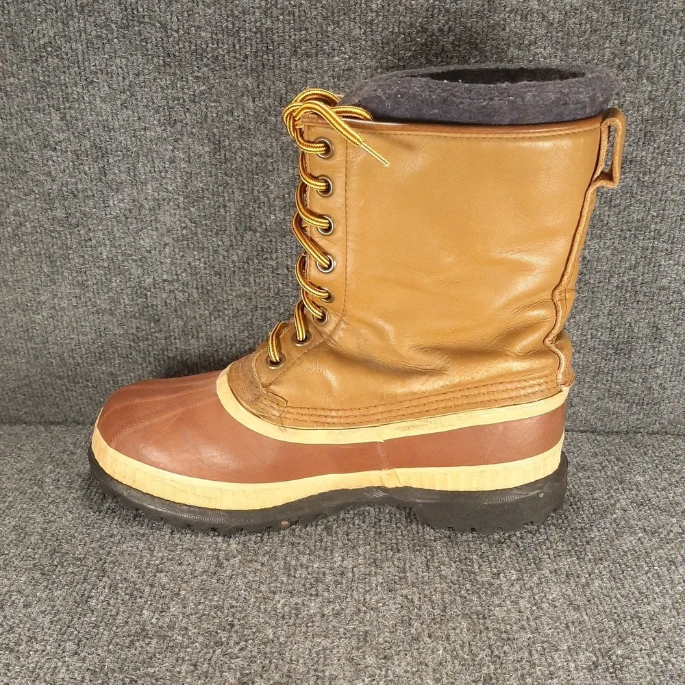 Sorel Mark V Men's 9.5 Boots Waterproof Rubber Leather Pac Boot w/Liner